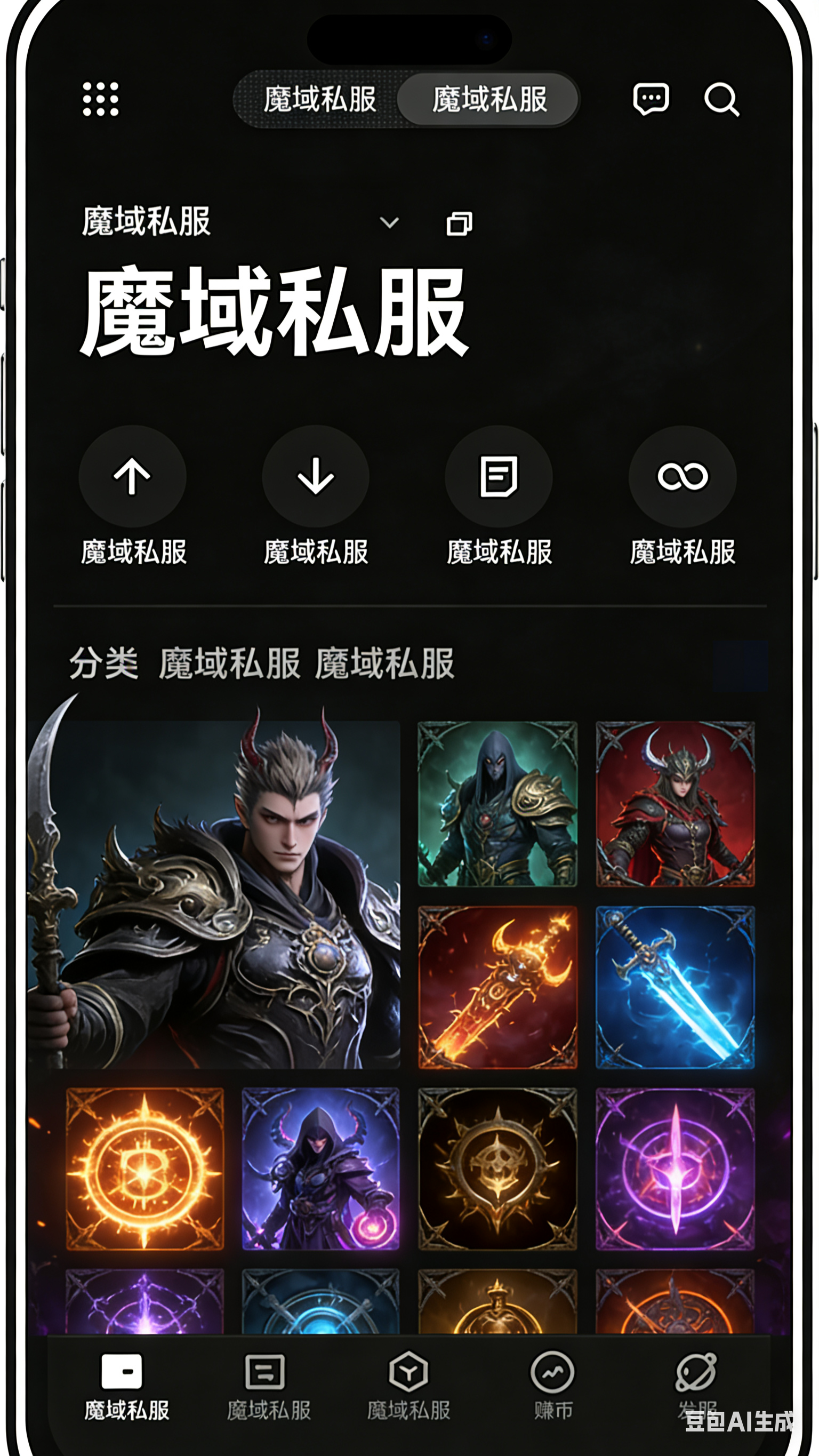 魔域SF军团战战斗画面