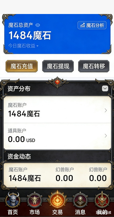 魔域SF主城玩家聚集